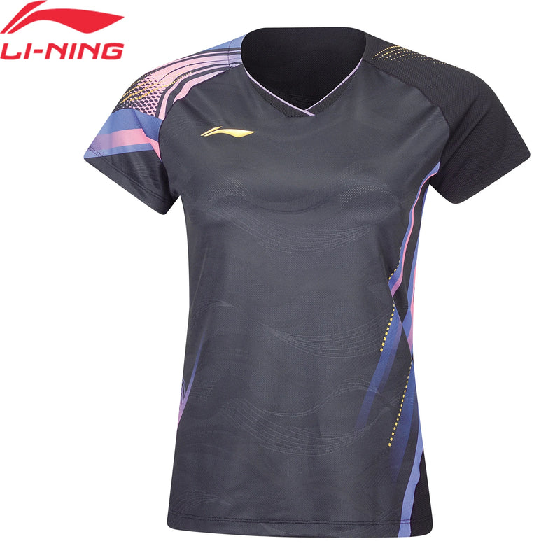 អាវយឺតវាយសី Li-Ning សម្រាប់នារី AT DRY ULTRA មានខ្យល់ចេញចូលបានល្អ អាវយឺតហ្វឹកហាត់កីឡា LiNing សម្រាប់ការប្រកួតអាជីព AAYV146