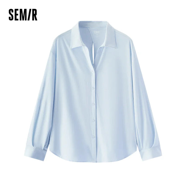 អាវស្ត្រី Semir ត្រជាក់ឆ្នាំ ២០២៦ ការពារកាំរស្មីយូវី ងាយស្រួលថែទាំ ប្រវែងមធ្យម រចនាប័ទ្មទីក្រុង ធម្មតាប្រចាំថ្ងៃ ទន់ មានផាសុកភាព ពាក់ប្រចាំថ្ងៃ