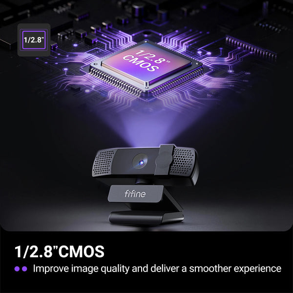 កាមេរ៉ាបណ្ដាញ FIFINE 4K UHD USB ជាមួយការផ្តោតដោយស្វ័យប្រវត្តិសម្រាប់ YouTube និង TikTok, កាមេរ៉ា PC/Mac សម្រាប់លេងហ្គេម/ផ្សាយផ្ទាល់/ពាណិជ្ជកម្មផ្ទាល់/កិច្ចប្រជុំ-K438