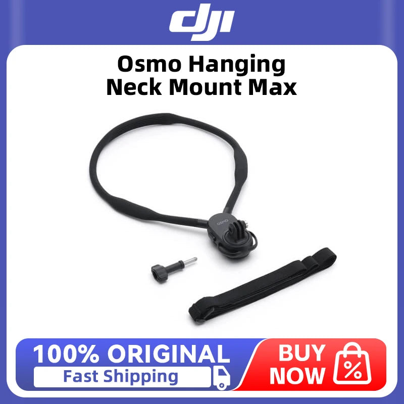 DJI Osmo Hanging Neck Mount Max Made of unique silica gel, free reshaping, and stable FPV shooting for DJI Osmo 360 Original