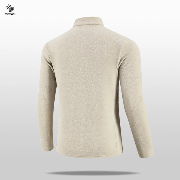 SBWL New High-Quality Men's Autumn and Winter Outdoor Sports Inner Layer Warm Long-Sleeved T-Shirt Fitness Running Jacket Tops