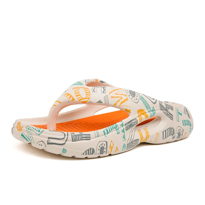 Summer EVA Thick Sole Flip Flops Men Slippers Soft Comfortable Slippers Chanclas Hombre Size 39-46 Dropshipping