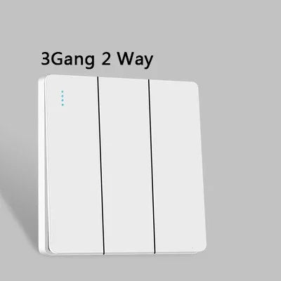 Depoguye White wall power button, international general button light switch, household bedroom switch with socket 220V 86mm*86mm