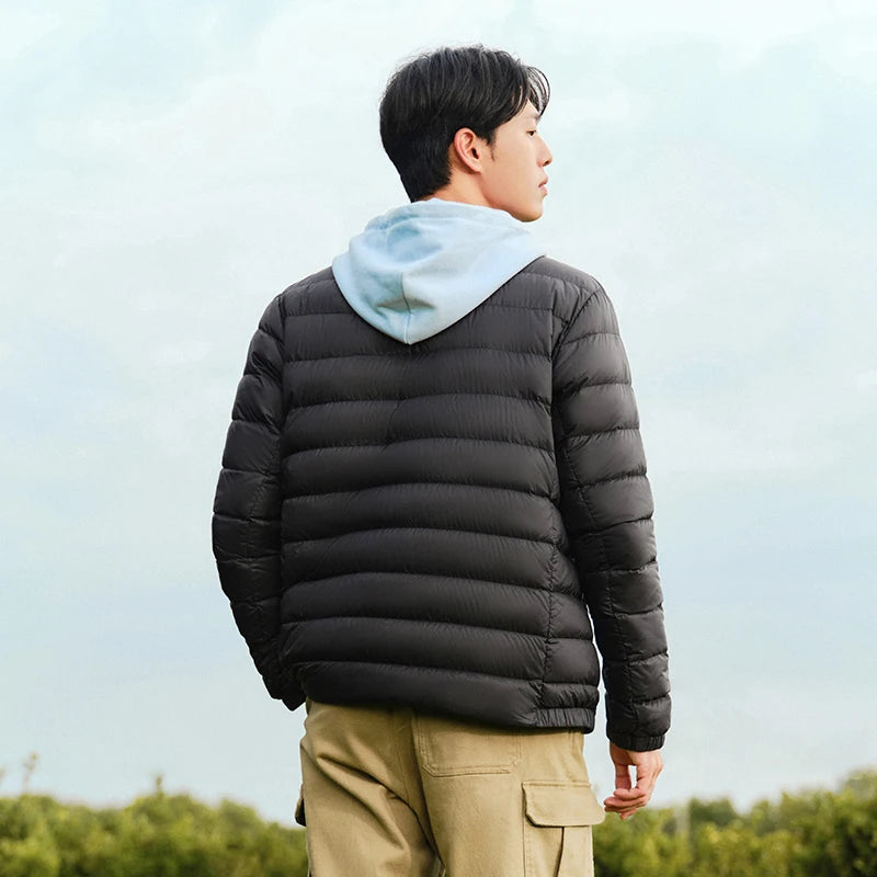 Semir Slim Fit Down Jacket Short Men 2025 Autumn Winter Warm Lightweight Outdoor Daily Wear Casual Thermal Insulated Coat