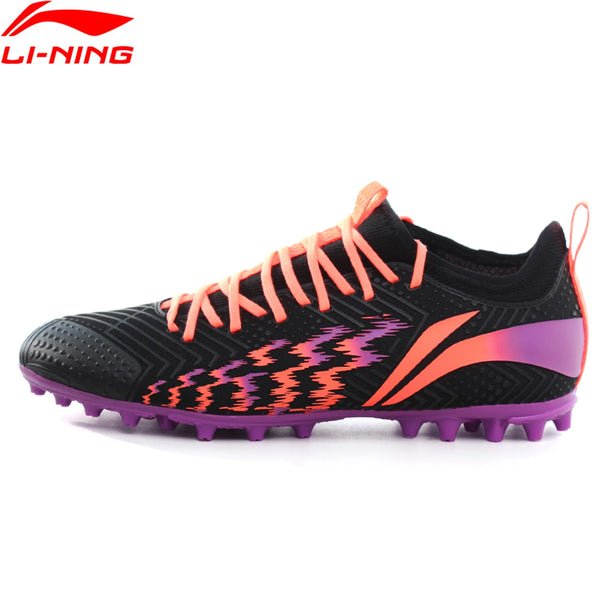 ស្បែកជើងបាល់ទាត់បុរស Li-Ning AG Ground ខ្យល់ចេញចូលបានល្អ ស្បែកជើងបាល់ទាត់កីឡា ស្បែកជើង LINING ស្បែកជើងប៉ាតាពាក់បាន YSFU015