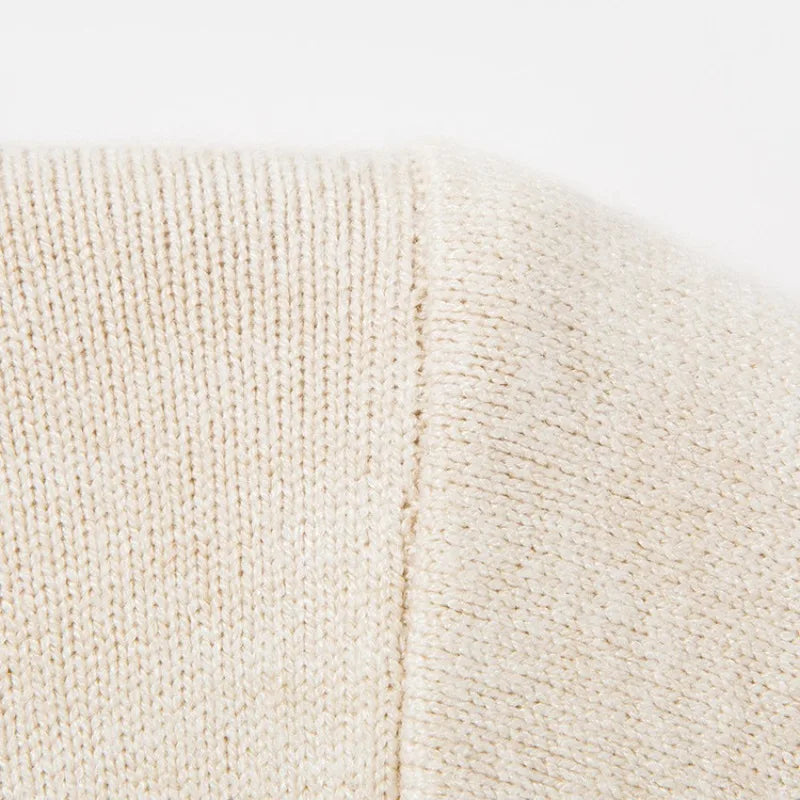 Men's V-Neck Sweater, Old Money Style, Soft Wool-Like Fabric, Wool-Like Touch 5 Colors