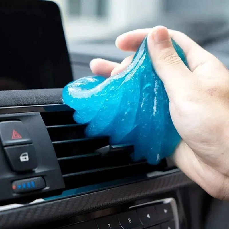 3Car interior gap cleaning soft adhesive mud car multifunctional air outlet cleaning mud household keyboard adhesive gray artif