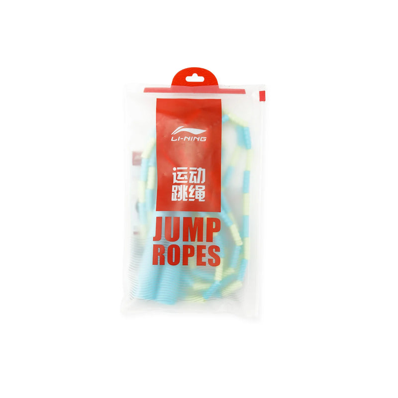 Li-Ning Unisex Jump Rope Fitness Tangle-Free Segmented Soft Beaded LiNing Men Women Skipping Rope AQEU033