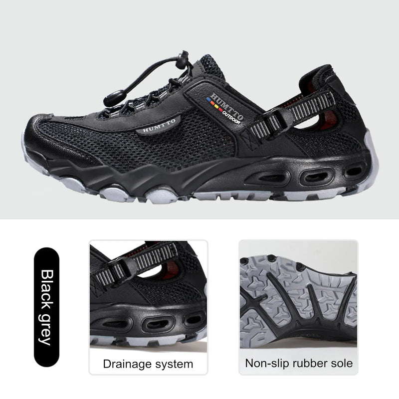 HUMTTO Summer Hiking Shoes for Men Outdoor Trekking Sneakers Women Climbing Sport Walking Mens Female Shoes Water Beach Sandals