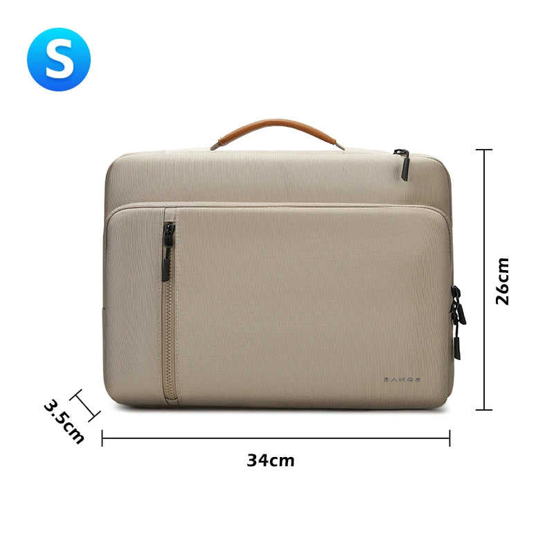 BANGE Slim Laptop Sleeve Bag 14-15.6 Inch Notebook Pouch for Men's Shockproof Computer Briefcase for Business Travel Laptop Case