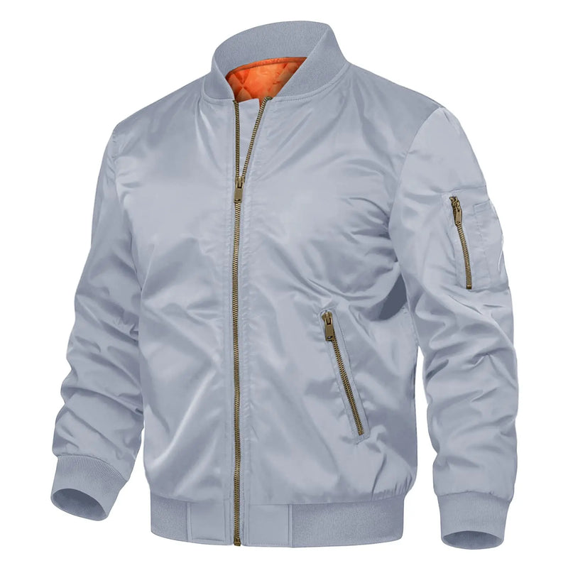 TACVASEN Winter Padded Bike Jackets Outwear Mens Retro Pilot Jacket Coat Casual Baseball Jackets Varsity Jackets Streetwear