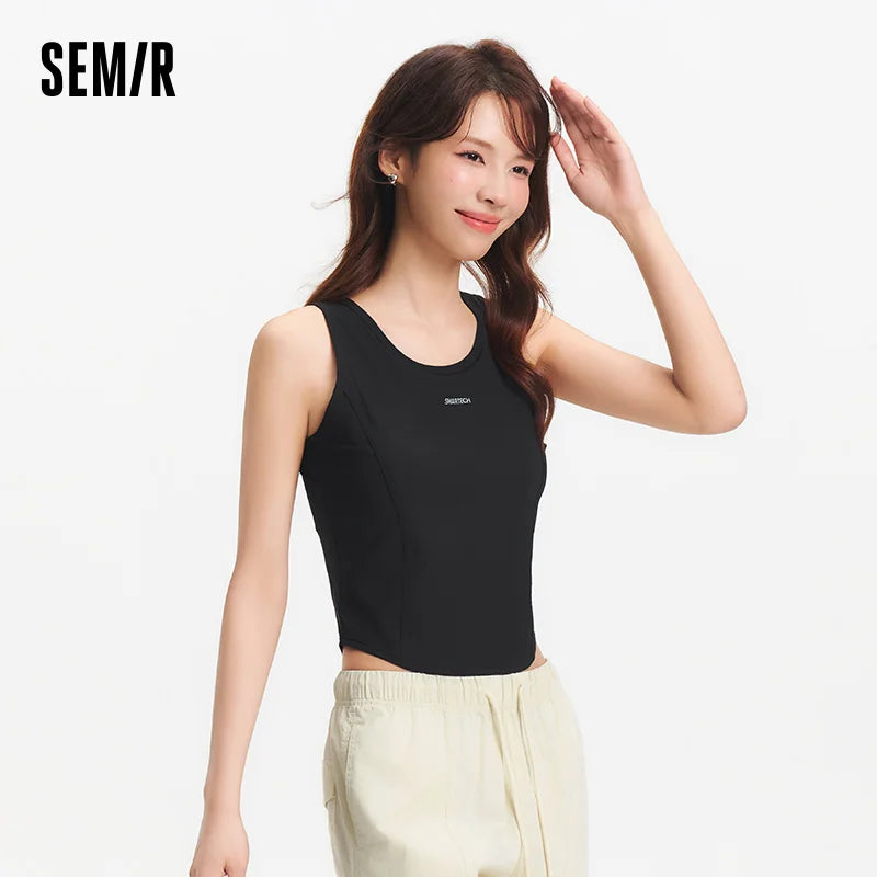 Semir Womens Tank Top 2026 Cool Feeling Moisture Wicking Quick Dry With Padded Sports Style
