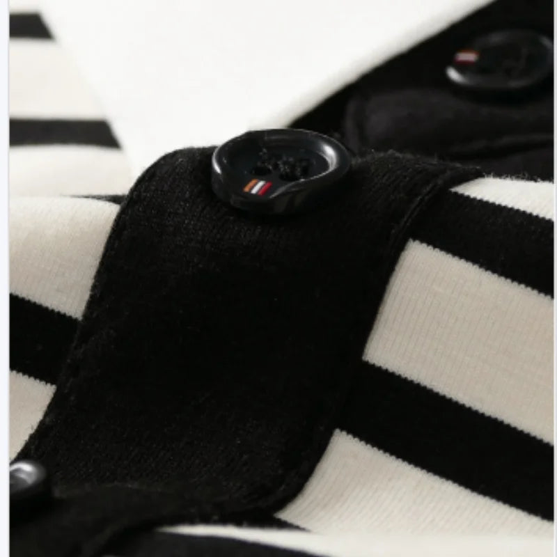 High Quality Summer Man Short-Sleeved Polo Shirt Lapel Stripe Letter Embroidery Non-creasing Hot T-Shirt Leisure Mens Wear