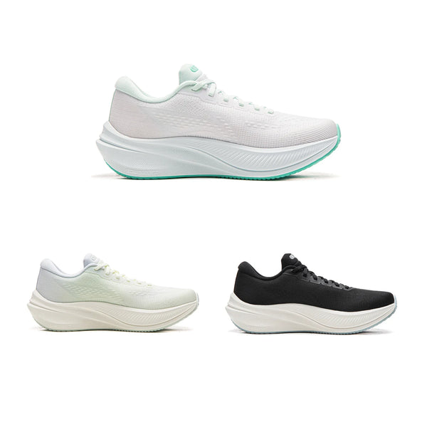 ស្បែកជើងរត់ Li-Ning សម្រាប់នារី YUEYING 5 Optimized Cushion ជាមួយនឹងប្រអប់ម្រាមជើងធំទូលាយ TEMPO BOUNSE ស្បែកជើងប៉ាតា Lining ឆ្លុះបញ្ចាំង ARHW004
