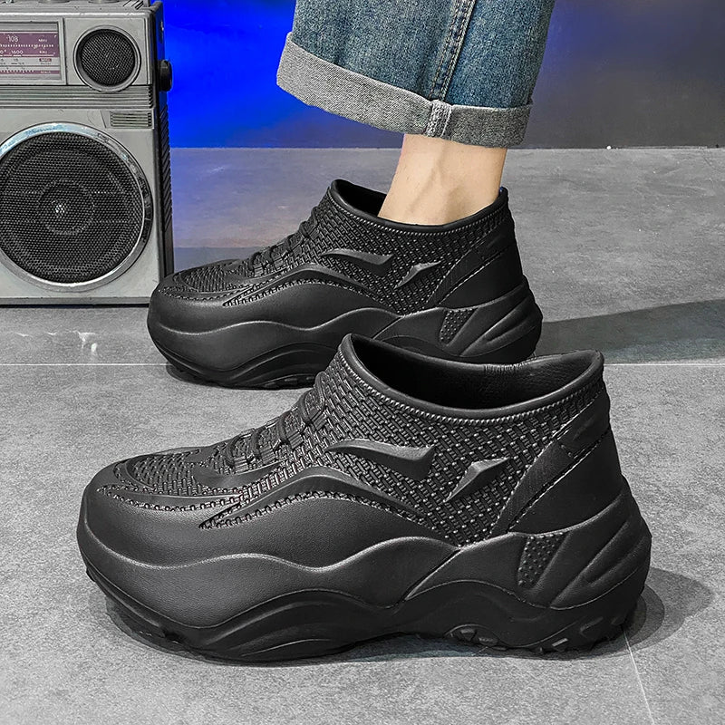 Hotel chef shoes four seasons comfort soft-sole non-slip waterproof Kitchen work shoes men's fashion EVA casual outdoor slippers