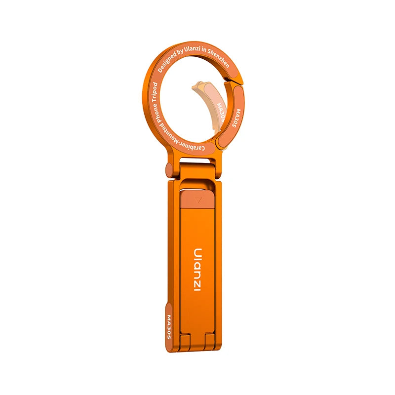 ជើងទម្រទូរស័ព្ទ Ulanzi MA30S Carabiner ជើងទម្រទូរស័ព្ទម៉ាញេទិកពីរ សម្រាប់ iPhone 17 16 15 Pro Max Android Vlog Live-Stream