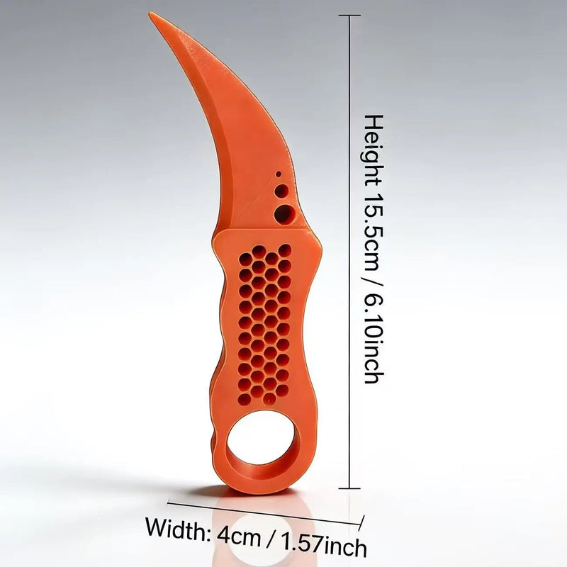 Portable 3D Printed Courier Unboxing Knife Mini Tape Cutter Parcel Opening Art Paper Trimming Utility Knife