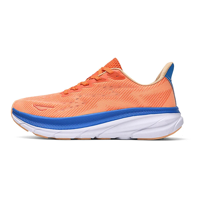Unisex Sports Shoes Trendy Mesh Breathable Summer Running Shoes New Thick Soled Shock-absorbing Outdoor Fitness Tennis Shoes