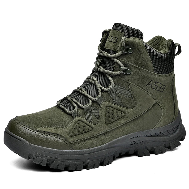 Men's Combat Boots Four seasons Light Breathable Casual Hiking Walking Boots Outdoor Jungle Anti-slip Battlefield Training Boots