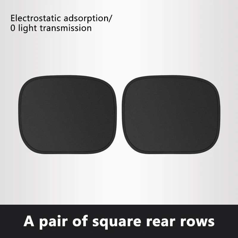 SEAMETAL Car Sun Shade Curtain Cover Electrostatic Abosortion Car Side Window Sunshade UV Protector Summer Car Accessories