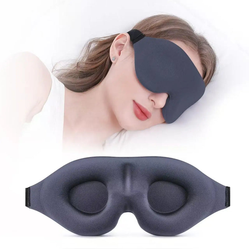 360° Full-Coverage 3D Eye Mask, Breathable, Non-Pressing, Suitable for Both Men and Women During Sleep