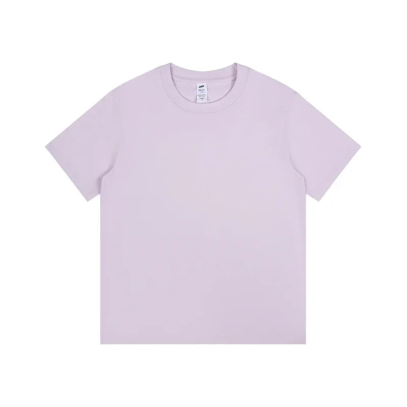 DUKEEN 8.1Oz 230gsm Men's Pure Cotton T Shirts 2025 Summer New Oversizes Solid Color T-Shirts for Men and Women Customizable