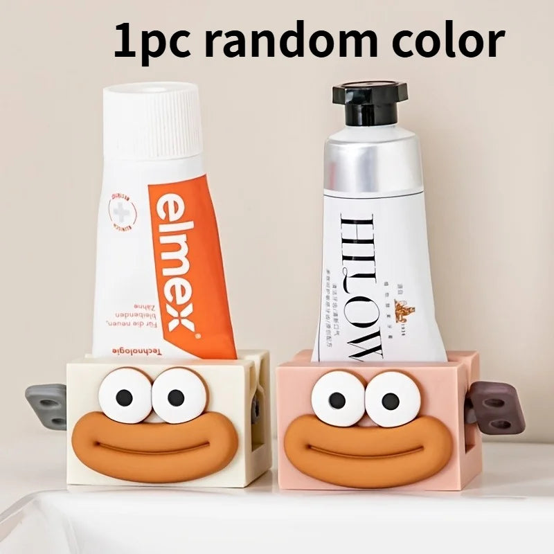 1/2pcs Toothpaste Squeezers, Facial Cleanser Sample Automatic Roller Clamps, Suitable for Home And Travel Use. random color.
