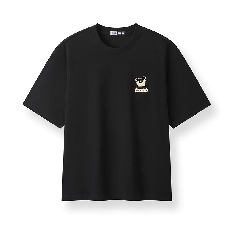 Semir Men Tshirt Fun Print Knit Short Sleeve 2026 New Couple Casual Fashion Comfortable Daily Top Wear