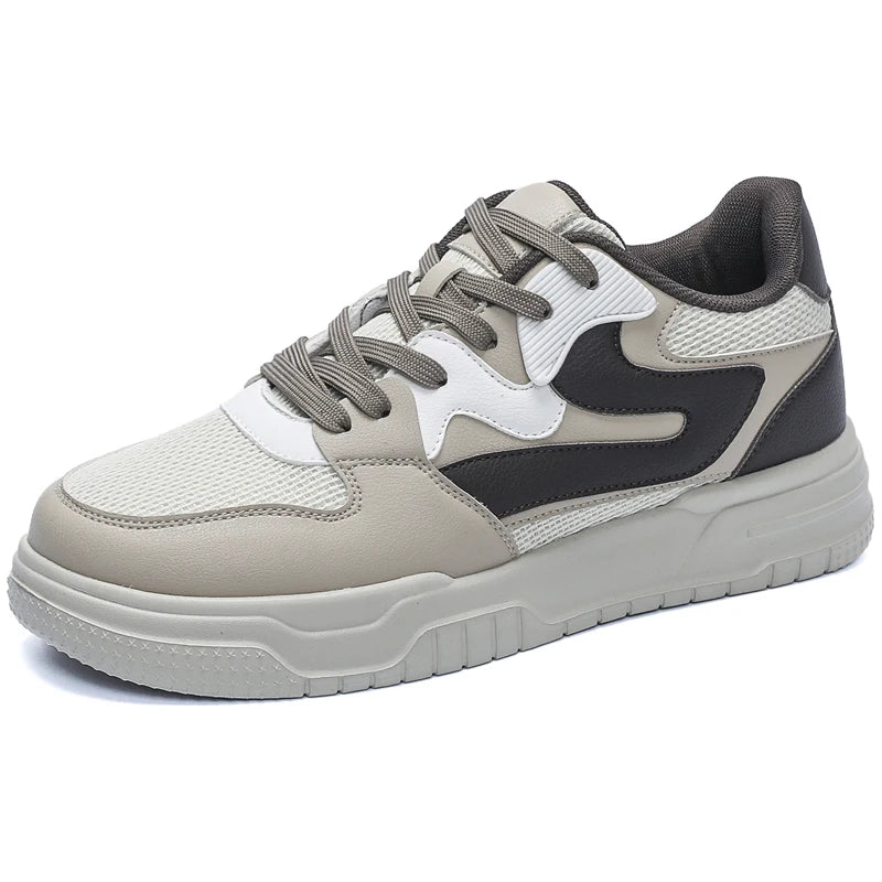 Men's mesh plus size breathable casual shoes Four seasons light Thick sole soft sole outdoor walking shoes sports running shoes