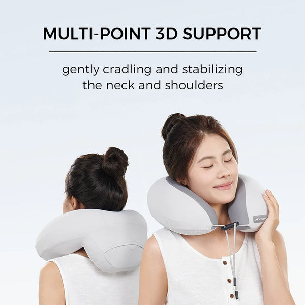 ខ្នើយកដែលអាចបំប៉ោងបាន Naturehike Bone U+ សម្រាប់ធ្វើដំណើរ ខ្នើយសម្រាប់គេងលើយន្តហោះ ងាយស្រួលយកតាមខ្លួន បើកបរ គេងការិយាល័យ គេងលក់ស្រួល មានសម្ពាធបំប៉ោង