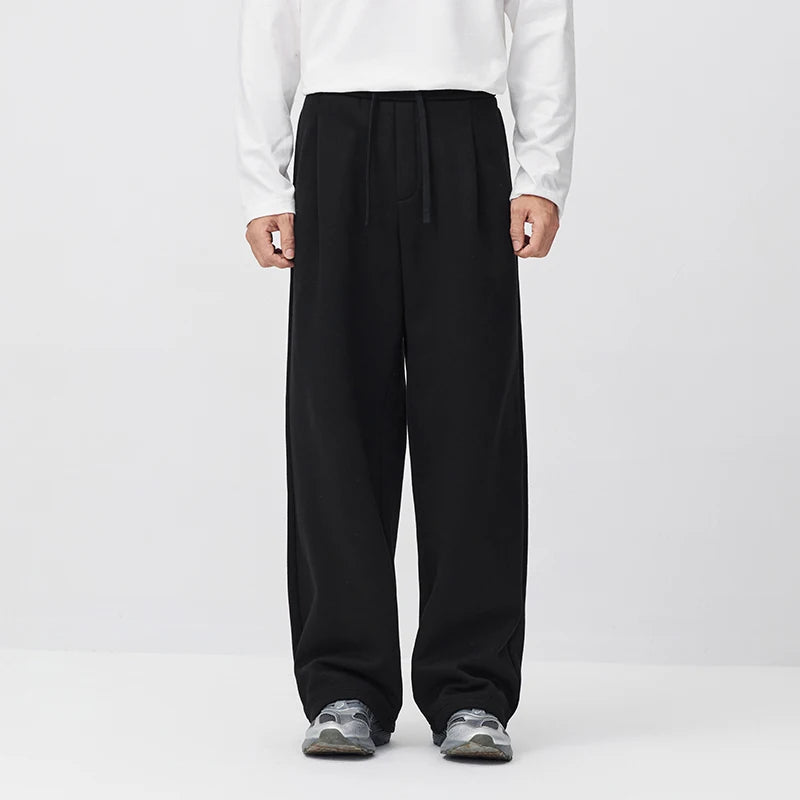 Semir Women Casual Pants Loose Fit Straight Leg Heavyweight Breathable 2026 New Winter Daily Wear Urban Casual Style