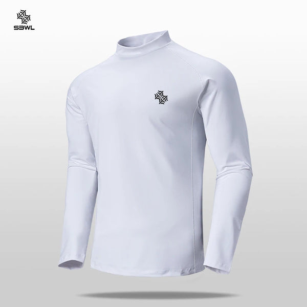 SBWL Men's High Quality Cycling Hiking Outdoor Sports Long Sleeve T-Shirt Leisure Speed Dry Running Fitness Sports Clothing Tops