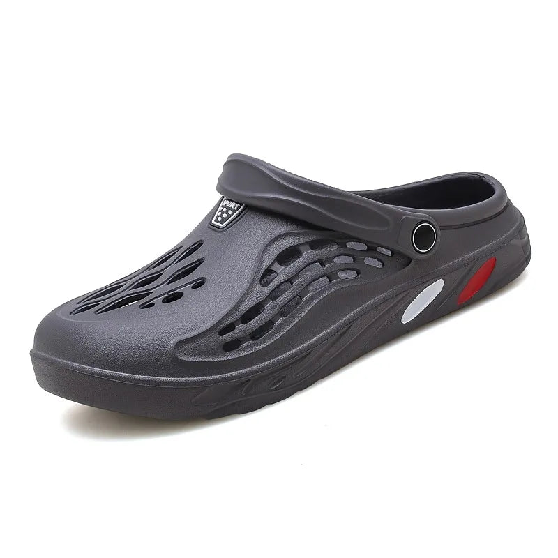 Couple���s Summer new casual slippers Outdoor Hole Shoes Fashion Casual Men Women Breathable Non slip Light Comfort Beach Sandals
