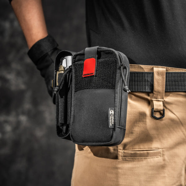 RHINO RESCUE Fanny Pack First Aid Kit, Compact Emergency Pouch with Molle Quick-Release for Outdoor Camping Hiking IFAK