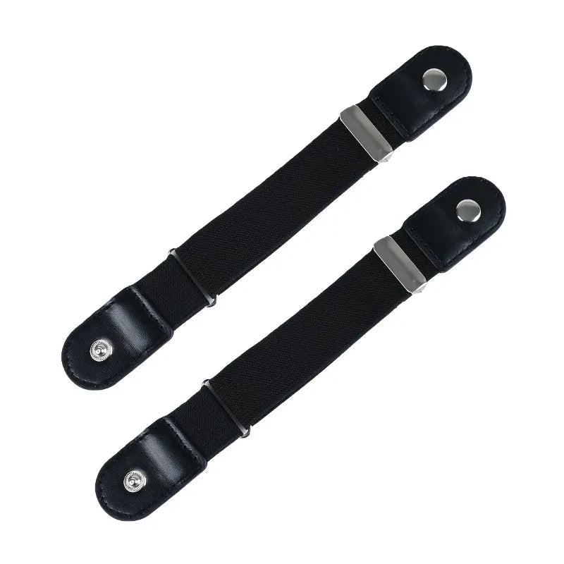2pcs Women's Casual Belt Set,Simple Short Elastic Waistband for Jeans, Available 6 Colors to Match Various Styles,elastic band