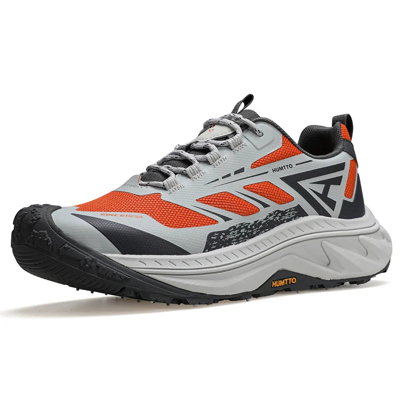 HUMTTO Non-slip Hiking Shoes for Men Breathable Sports Shoe Man Leather Outdoor Sneakers Designers Men's Casual Trekking Boots