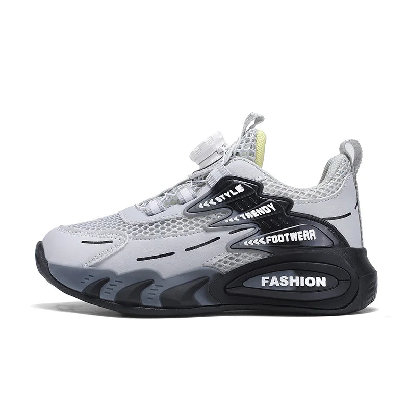 Children Sports Shoes Trendy Mesh Breathable Light Soft Sole School Casual Comfortable Sports Shoes Outdoor Fitness Tennis Shoes