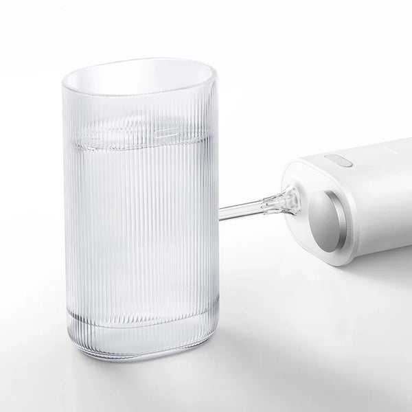 MIJIA Portable Oral Irrigator F400, 4 Modes, 200mL Water Tank, 1700 Time/m Spray, Retractable Cordless Irrigator Flosser Pick