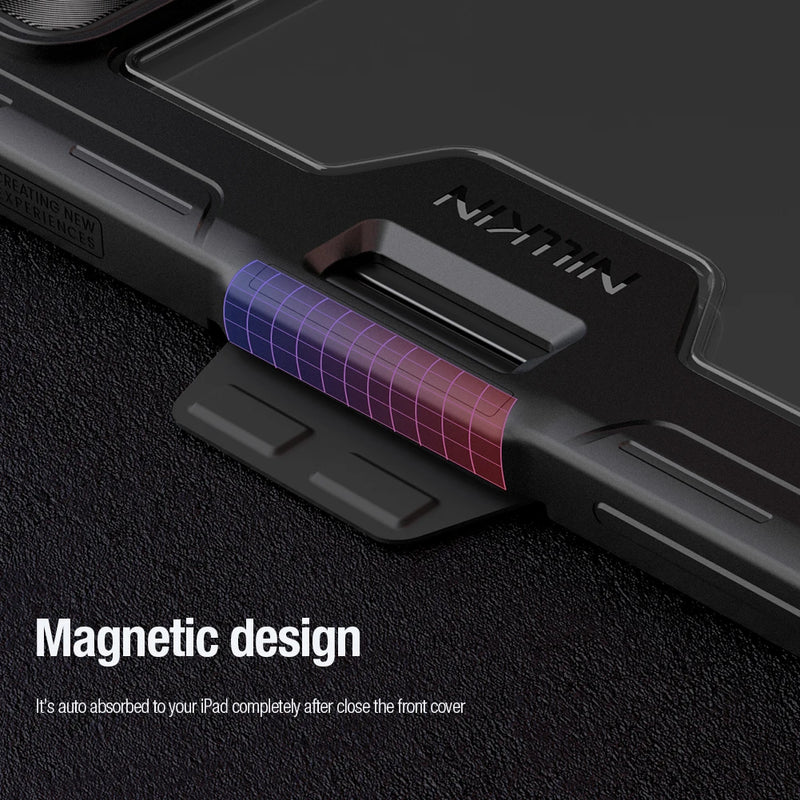 NILLKIN For Xiaomi Pad 8 Pro Magnetic Case For Xiaomi Pad 8 Case Multi-angle Folding Camera Protection Cover With Pencil Holder