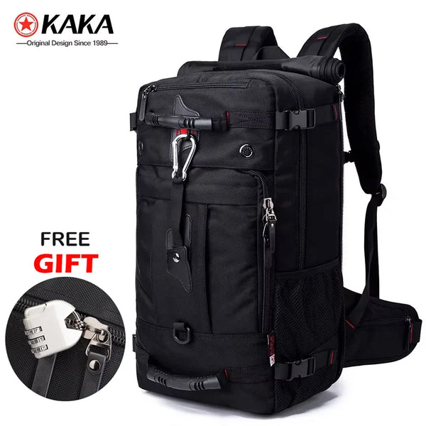 BANGE Oxford Waterproof Travel Backpacks Men Climbing Travel Bags Hiking Rucksack Outdoor Sport School Bag for Men Laptop Backpa