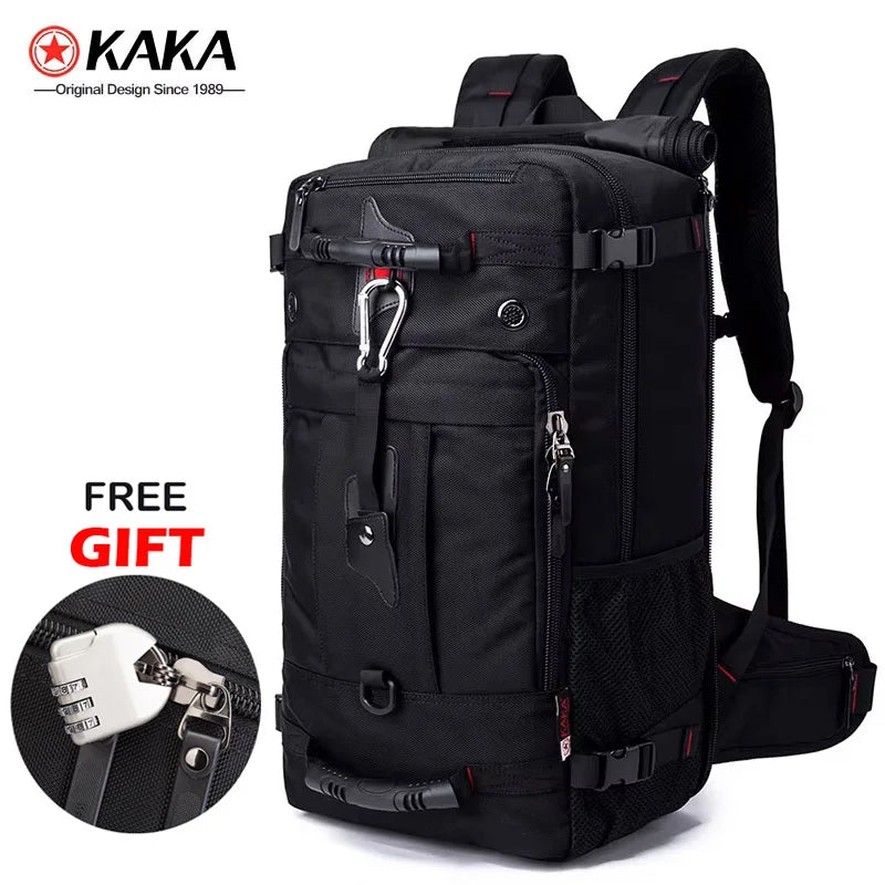 BANGE Oxford Waterproof Travel Backpacks Men Climbing Travel Bags Hiking Rucksack Outdoor Sport School Bag for Men Laptop Backpa