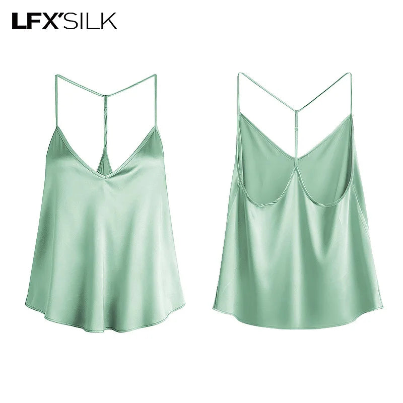 52025 Women’s Silk Shorts – 100% Mulberry Silk Luxury Underwear. Elegant, Soft Silk Sleepwear for Women. Pure Silk Panties