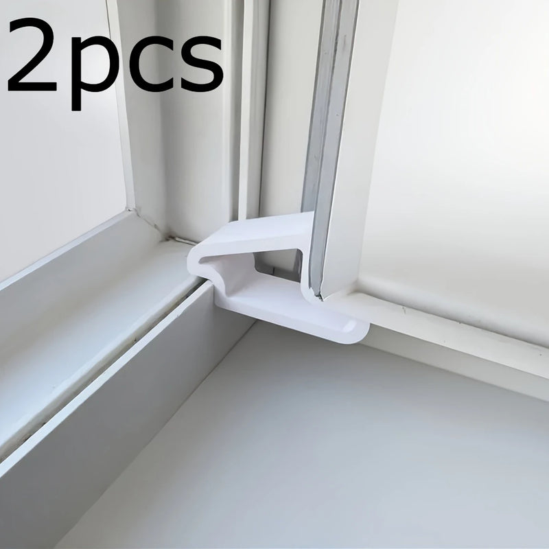 1/2/3pcs Window Stopper-Durable Plastic Door Stopper with Easy-Install Design, Prevents Sliding Down,Secure Hold for Home&Office