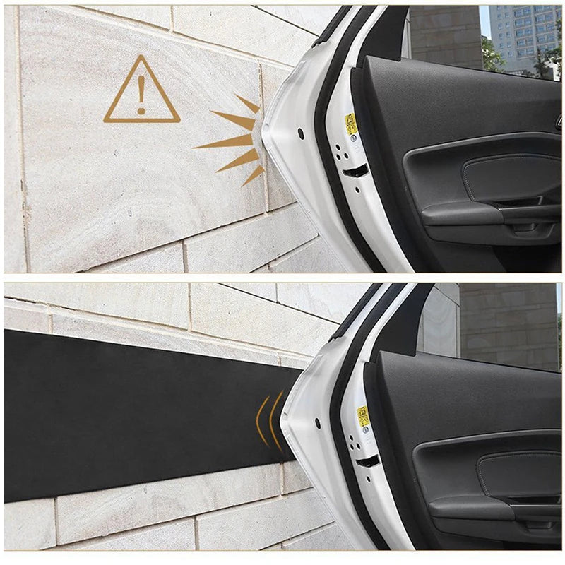SEAMETAL 200X20cm Car Door Protector Garage Rubber Car Styling Wall Guard Bumper Safety Parking Lip Bumper Exterior Protector