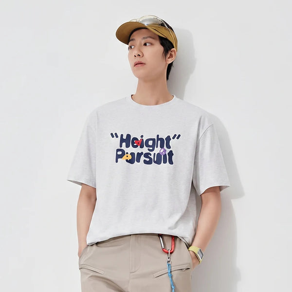 អាវយឺត Semir សម្រាប់បុរសនិងស្ត្រី ដៃខ្លី ទាន់សម័យ បោះពុម្ពអក្សរក្រាហ្វិក រដូវក្តៅ ឆ្នាំ២០២៦ អាវកមូល ម៉ូដធម្មតា