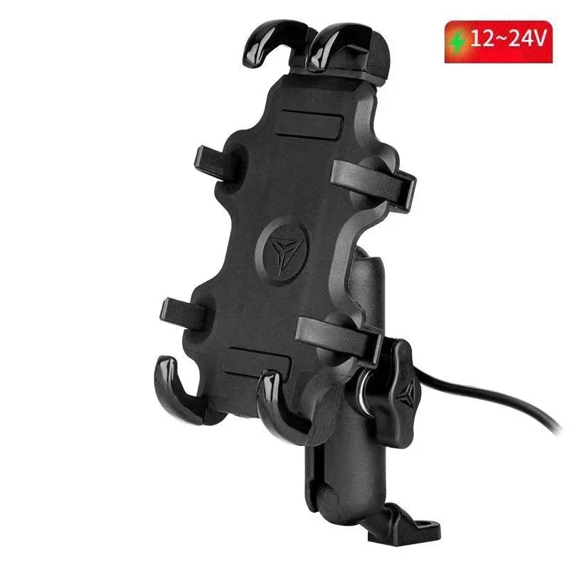 ជើងទ្រទូរសព្ទម៉ូតូ Motowolf សាកថ្មតាមរន្ធ USB GPS សាកថ្មរហ័ស ជើងទ្រទូរសព្ទដៃសម្រាប់កញ្ចក់ម៉ូតូ