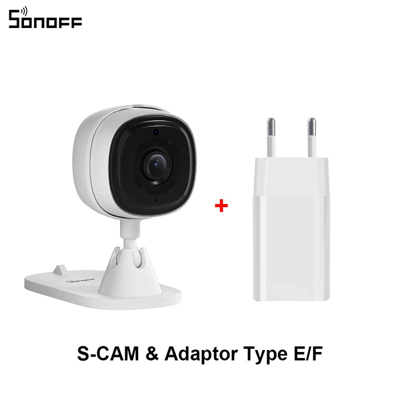 SONOFF 1080P HD Wi-Fi IOT Camera CAM Slim Smart Home Security Motion Detection Alarm Scene Linkage via eWeLink Alexa Google