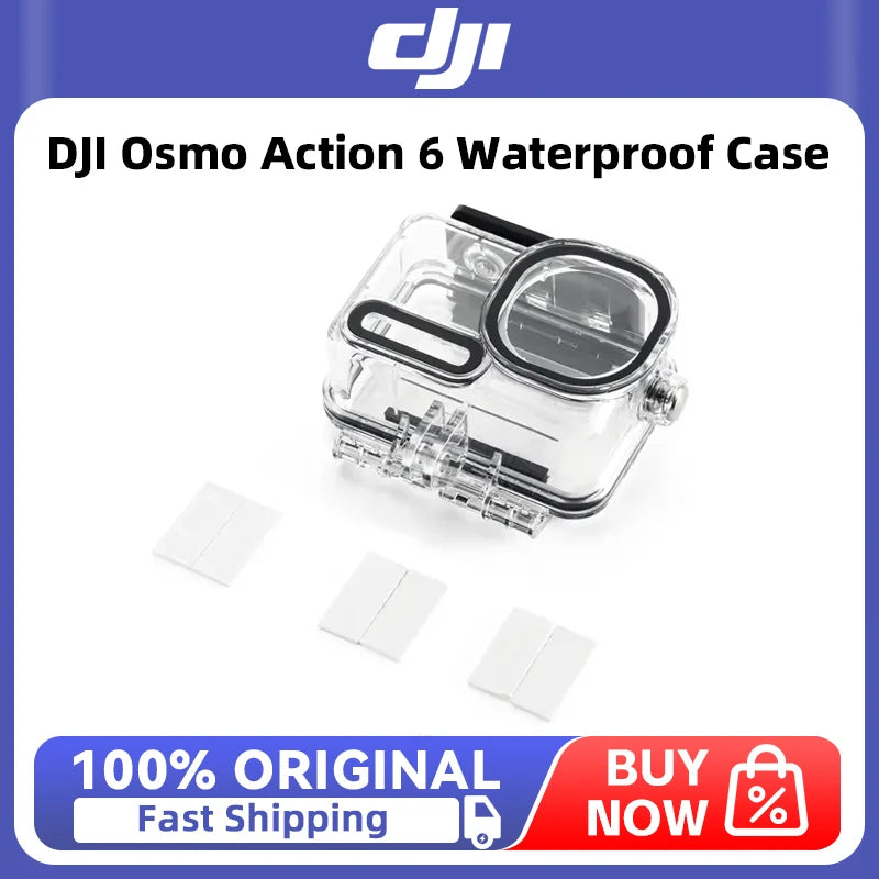 DJI Osmo Action 6 Waterproof Case providing waterproof protection up to 60 meters Original Accessories in Stock