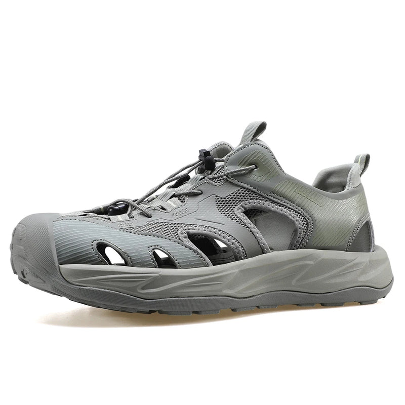 HUMTTO Summer Outdoor Water Sandals Man Breathable Beach Sneakers for Men's 2026 Hiking Camping Men Fishing Climbing Aqua Shoes