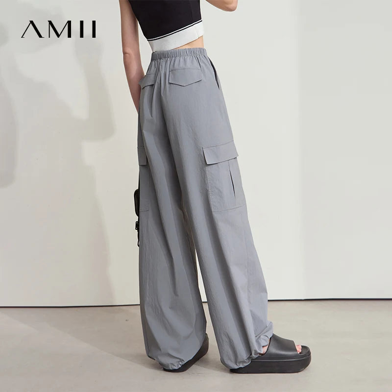 ខោ AMII ធម្មតាសម្រាប់ស្ត្រីឆ្នាំ ២០២៥ ខោជើងវែងខ្សែរមូលសម្រាប់ស្ត្រីម៉ូដថ្មីសម្រាប់ការិយាល័យ 12542034